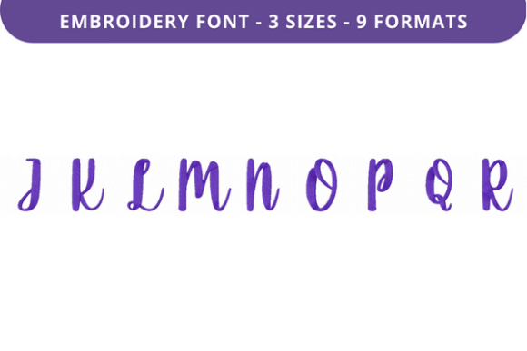 Autumn Mornings Font: A Stylish Embroidery Choice