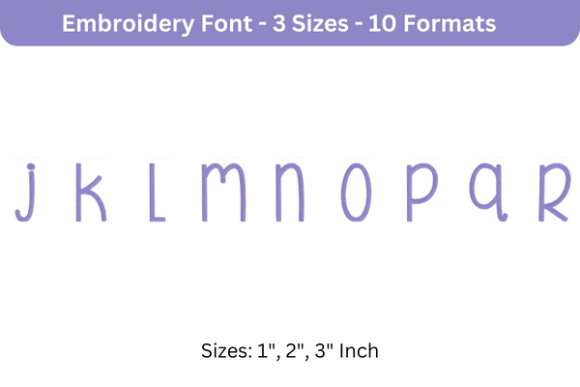Beautiful Font Lowercase J to R: An Etsy Seller Review