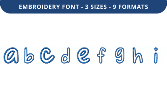 Bright Young Owl Font A to I: An Embroidery Seller Review