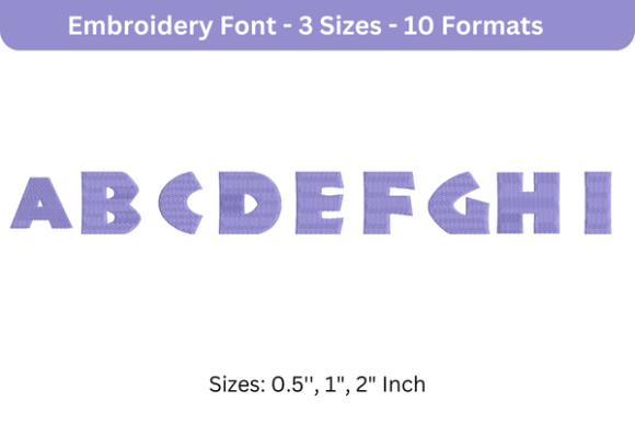 Jungle Font A to I: An Embroidery Designer’s Review