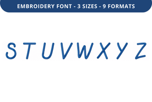 Quiet Dindle Font S to Z for Boutique Apparel