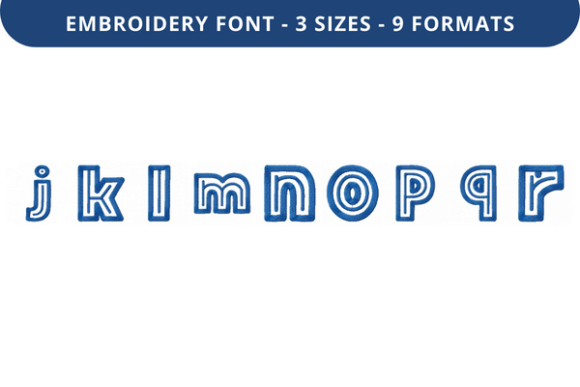 Reviewing Bulky in Line Font J to R