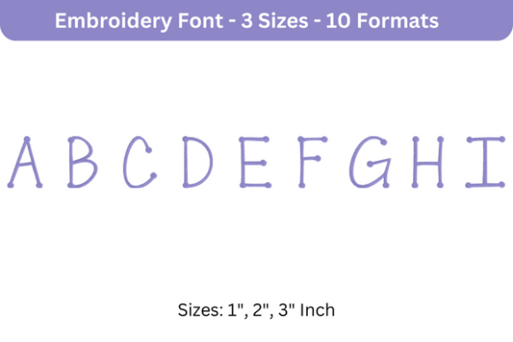 Scrap Girl Dots Font A to I Review