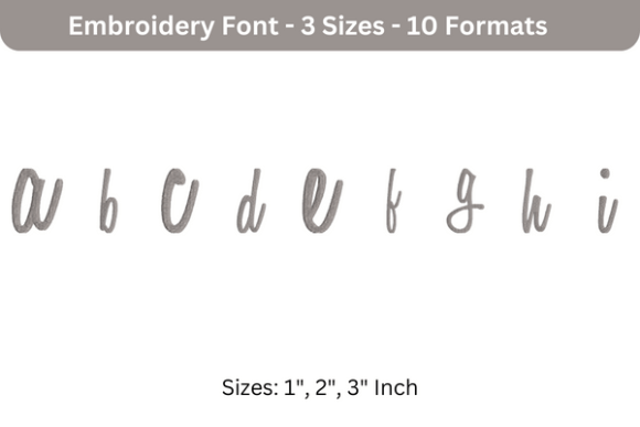 Sweet Bee Font Lowercase a to I: Boutique Apparel Review
