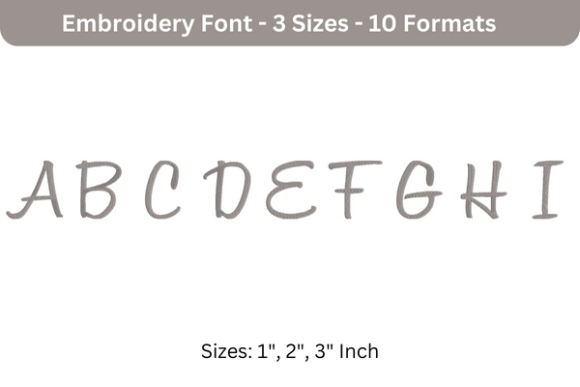 Sweet Bee Font Uppercase A-I Review
