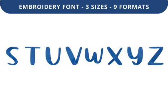 Tropic Berry Font S to Z: A Vibrant Embroidery Choice