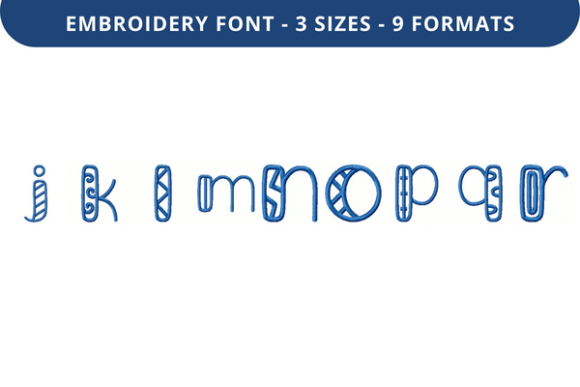 Wrapping Paper Font J to R: A Charming Embroidery Choice